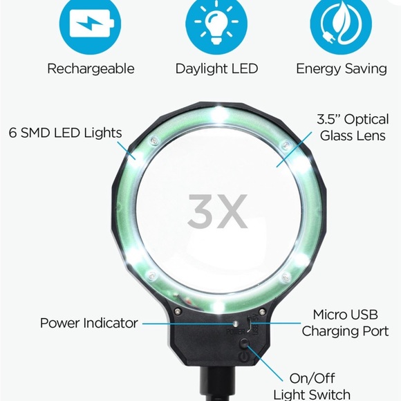Magnifying desk lamp - Picture 9 of 9